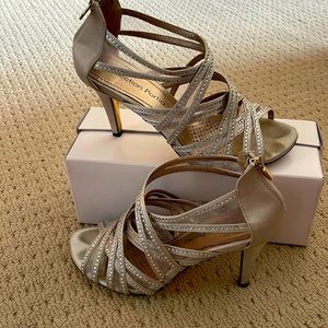 Silver and sparkles Collection Portia, size 7.5 M.  Worn twice.
